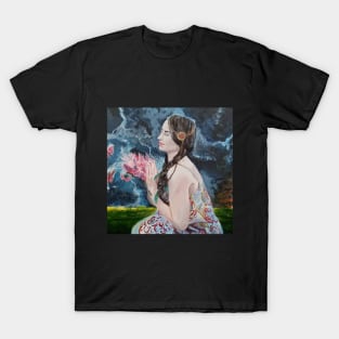 Wings of Forgiveness Christian Fantasy Acrylic Painting T-Shirt